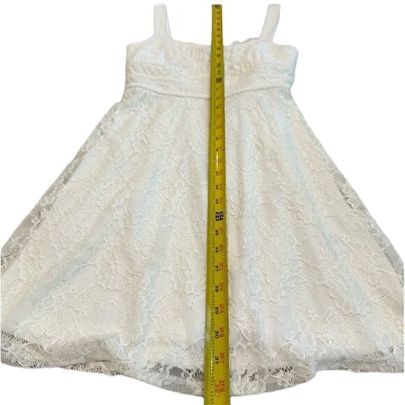 BCX Womens White Lined Pullover Sleeveless Short Fit + Flare Dress Size XXS - Picture 14 of 16